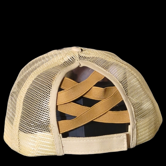 Woman's Adjustable Baseball Cap - Ponytail - Picture 3 of 7